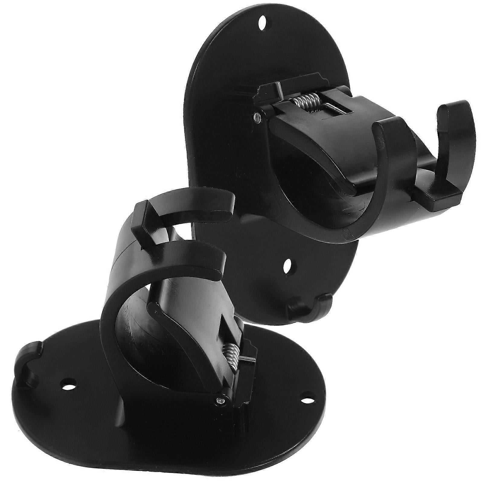 2pcs No-Drill Curtain Rod Brackets, Easy Clip Holders for Rods - Image 4