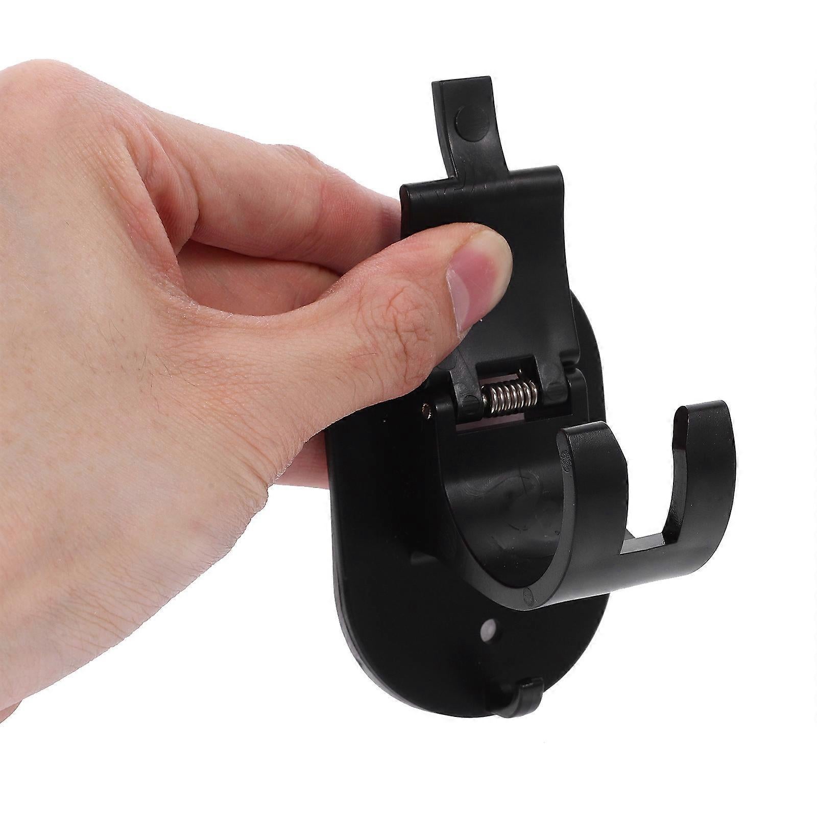 2pcs No-Drill Curtain Rod Brackets, Easy Clip Holders for Rods - Image 5