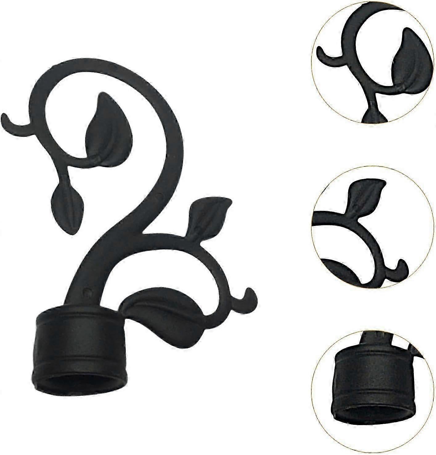2pcs Curtain Rod Finials for 28mm Rods, Decorative Ends - Image 4