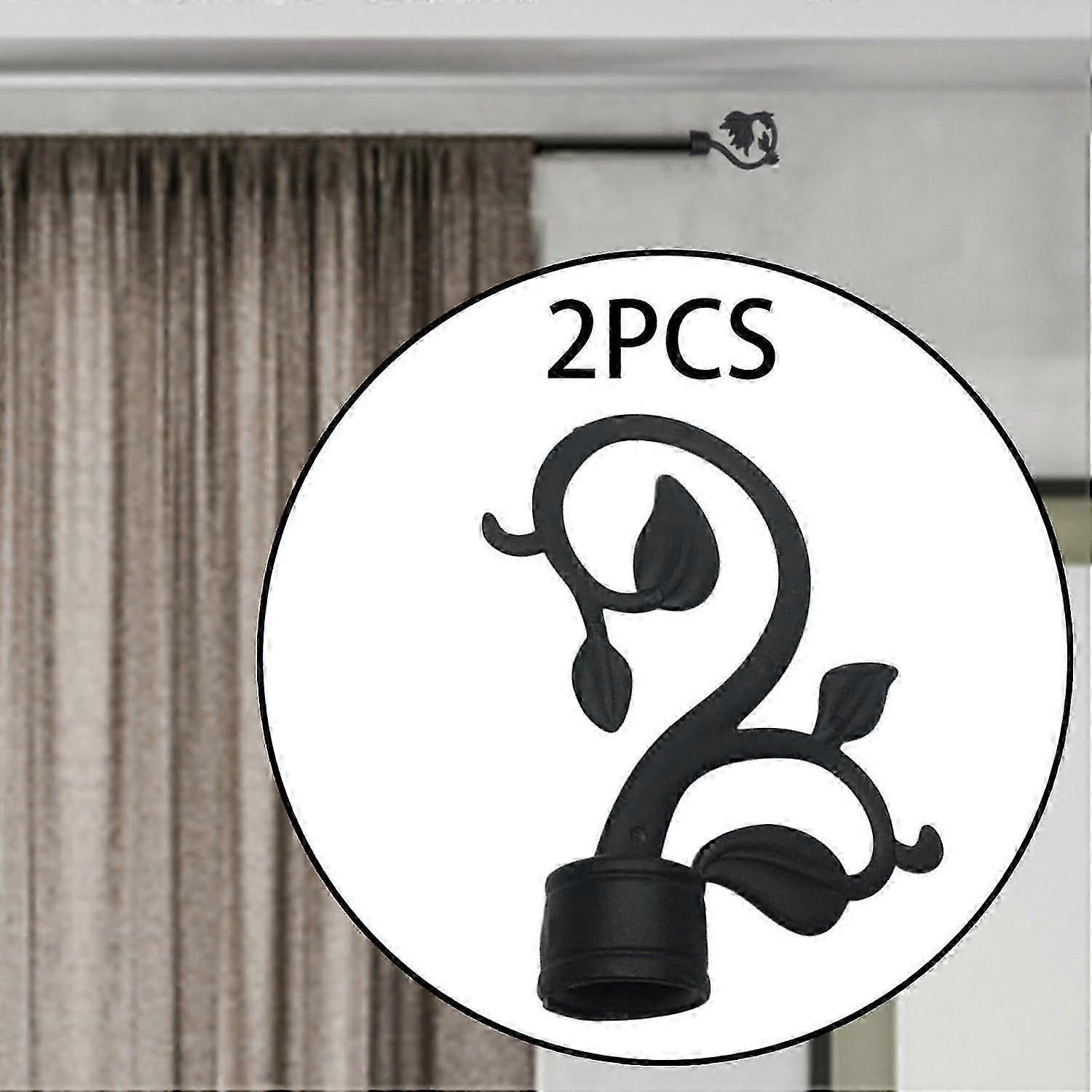 2pcs Curtain Rod Finials for 28mm Rods, Decorative Ends - Image 5