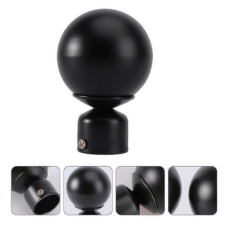 2pcs Decorative Curtain Rod End Caps, Plug Style Rod Decor - Image 2