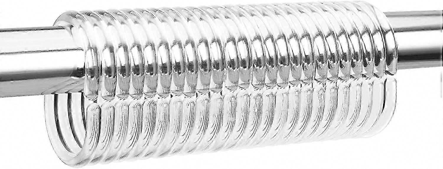 24pcs Plastic Shower Curtain Hooks Rings Bathroom Curtain Hooks - Image 2