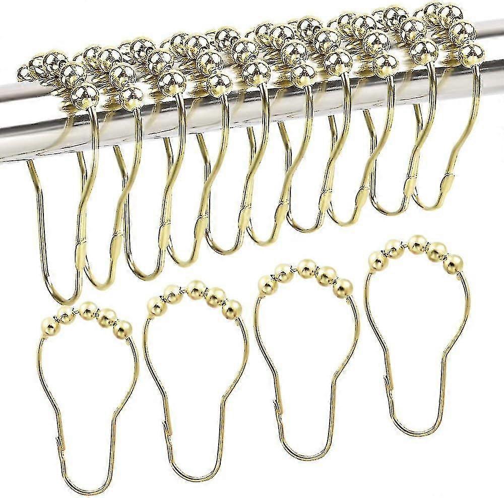 30pcs Stainless Steel Shower Curtain Hooks Gold Curtain Hooks - Image 5