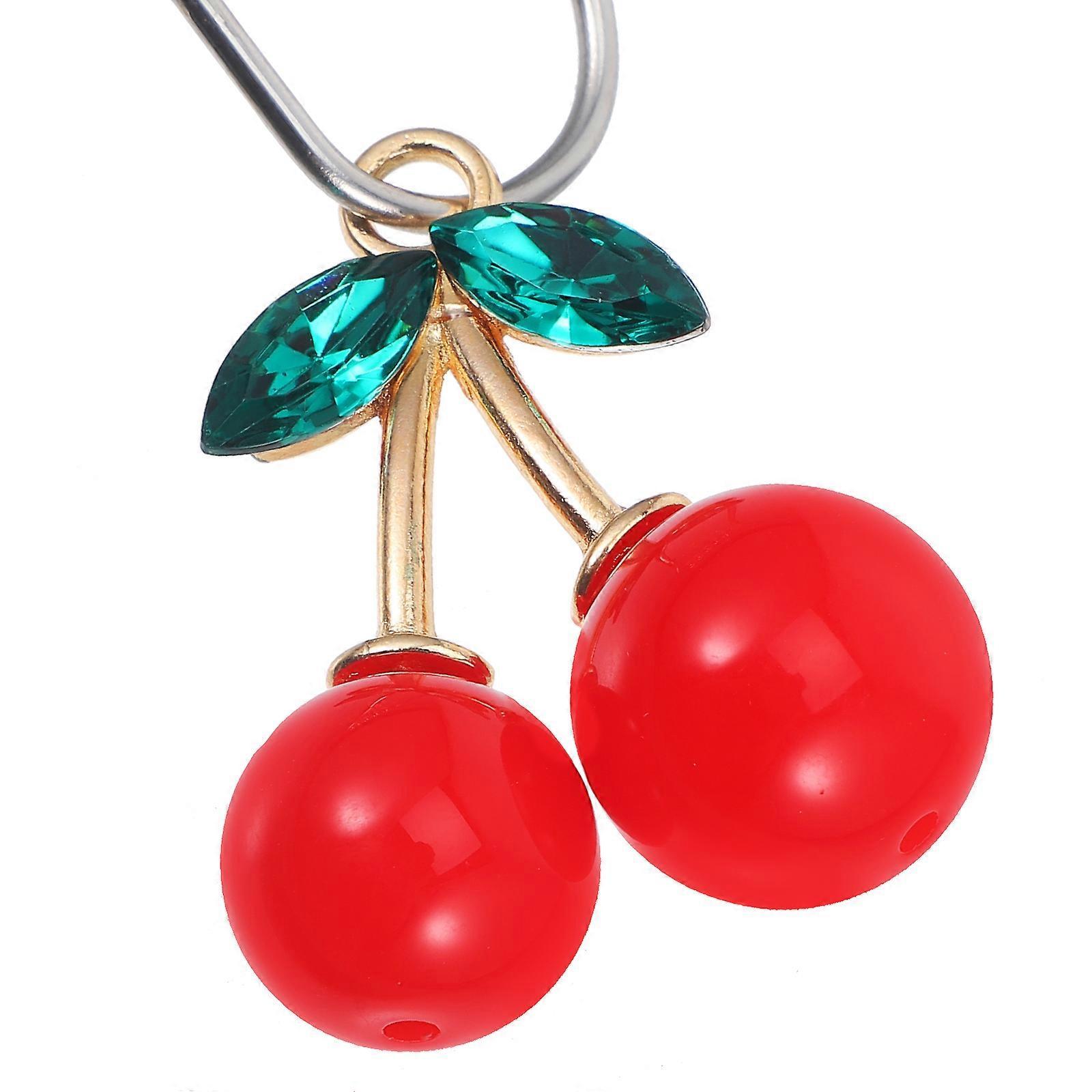 12pcs Cherry Design Shower Curtain Hooks Rings Decorative Curtain Hanger Hooks - Image 5