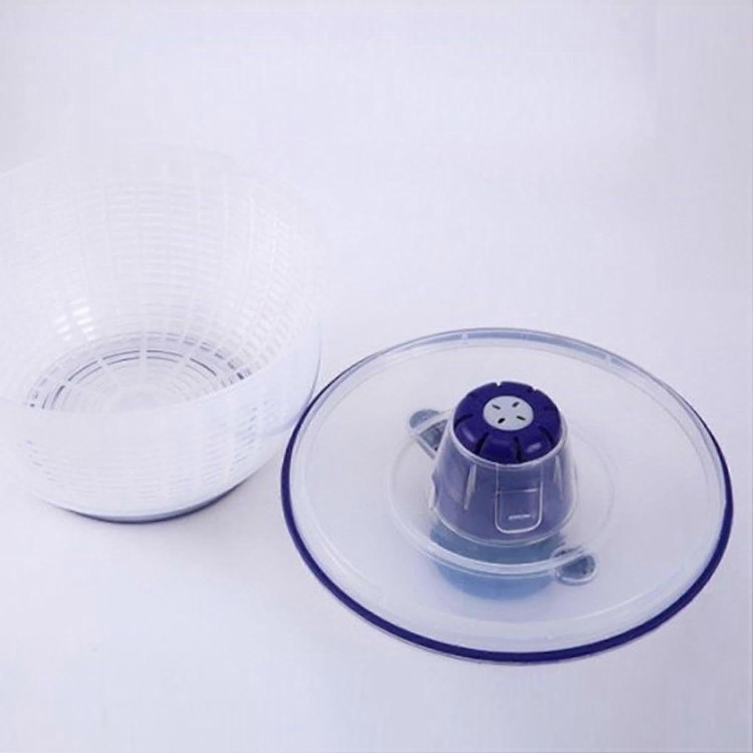 Salad Spinner with Strainer and Lid, Fruit and Vegetable Washer Dryer - Image 5