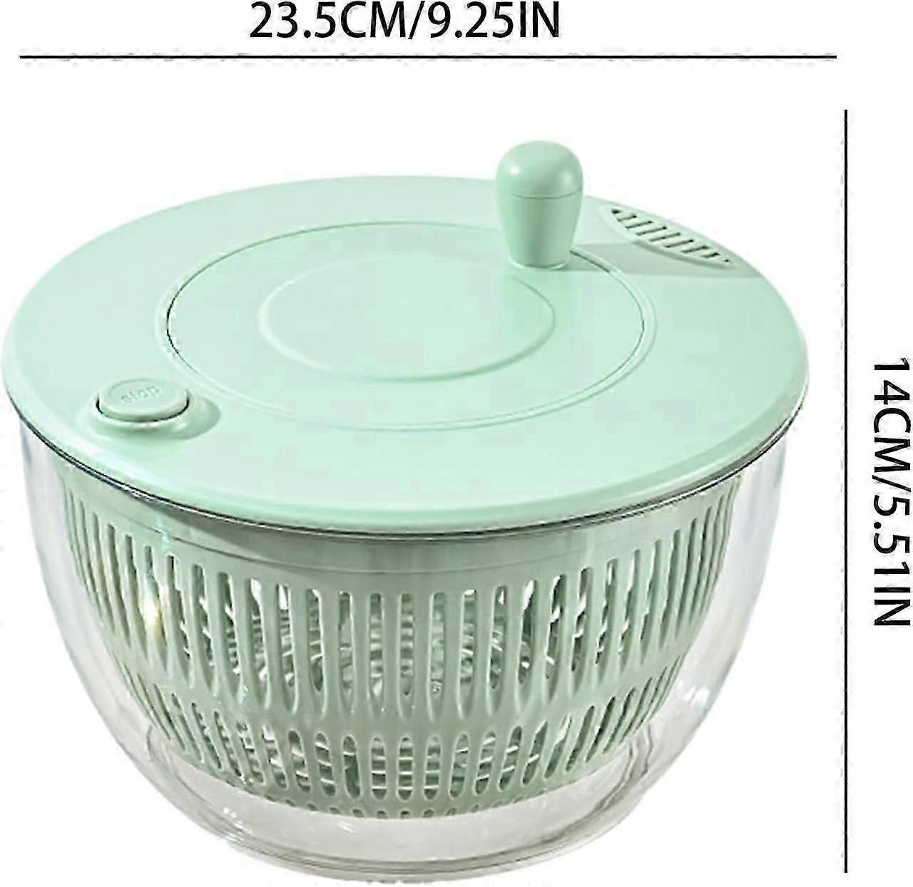 Pump Salad Spinner and Dehydrator, Multi-Use Vegetable Dryer - Image 5