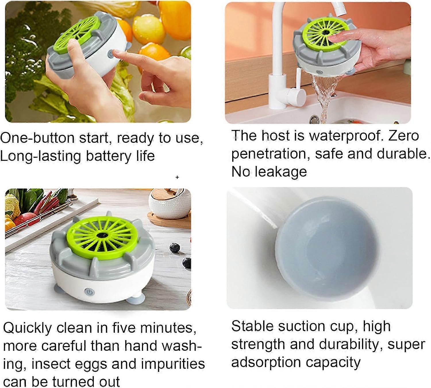 Salad Spinner Lettuce Spinner Fruit Vegetable Washer Dryer Machine - Image 5