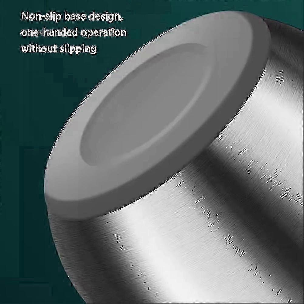6L Stainless Steel Salad Spinner with PP Lid, Fruit & Veg Washer - Image 5