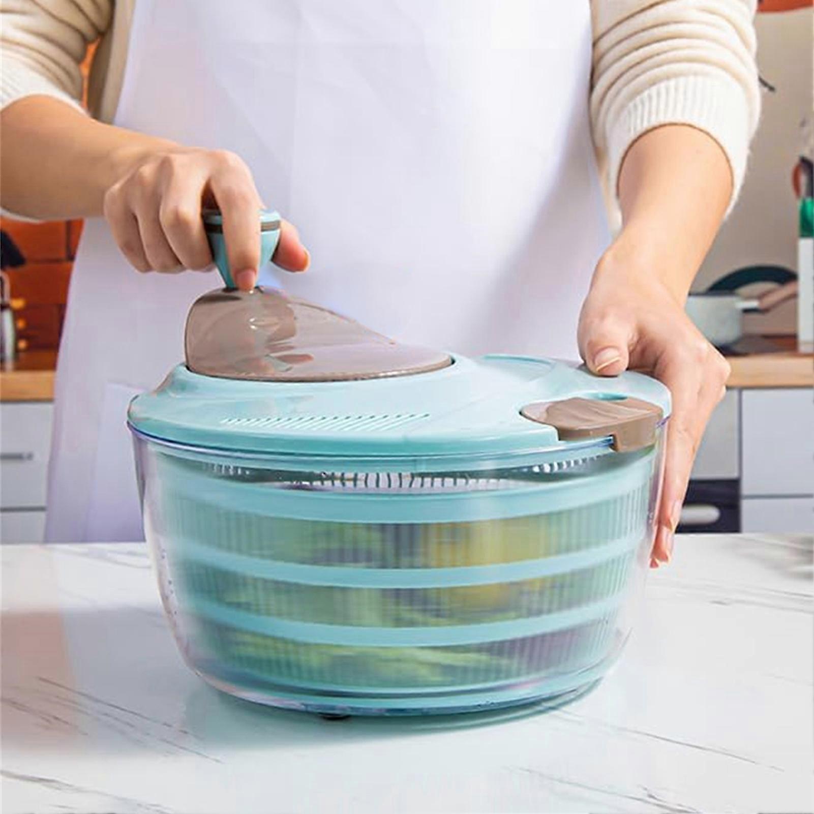 Salad Spinner Food Grade Lettuce Vegetable Washer Salad Dryer - Image 3