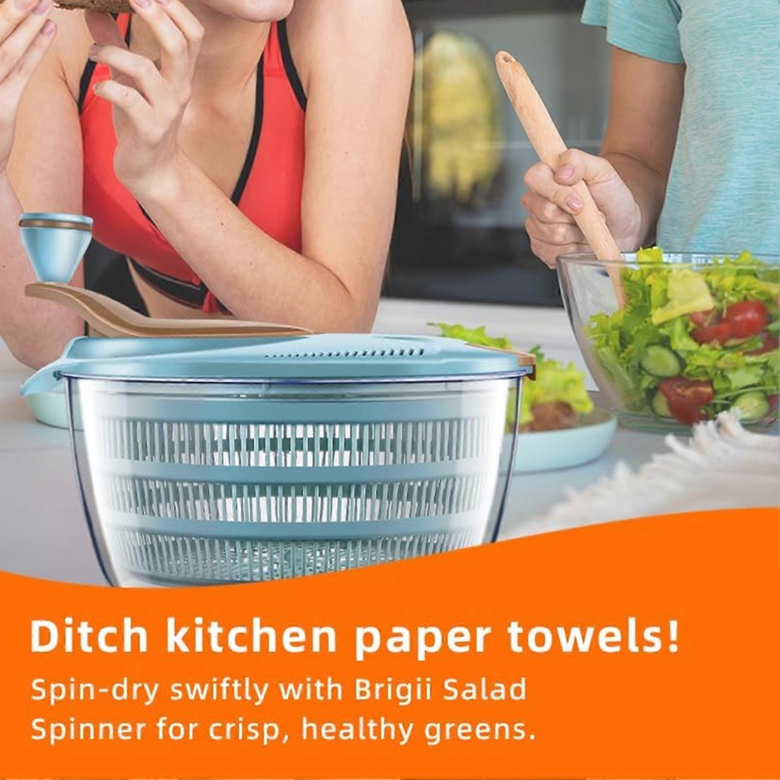 Salad Spinner Food Grade Lettuce Vegetable Washer Salad Dryer - Image 4