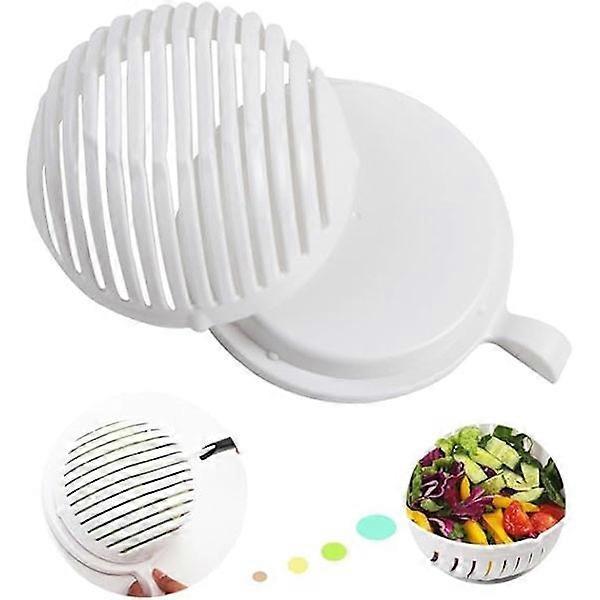 1pc Lettuce Cutter with Salad & Vegetable Spinner Kitchen Tool - Image 2