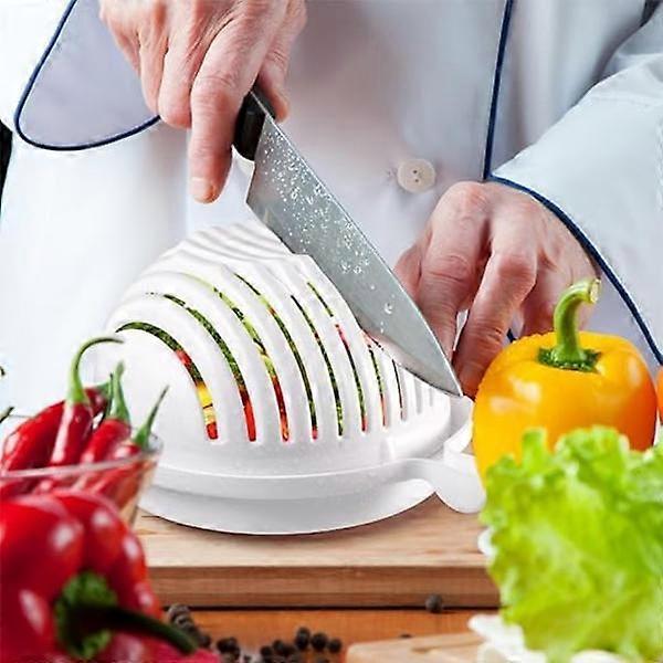 1pc Lettuce Cutter with Salad & Vegetable Spinner Kitchen Tool - Image 5