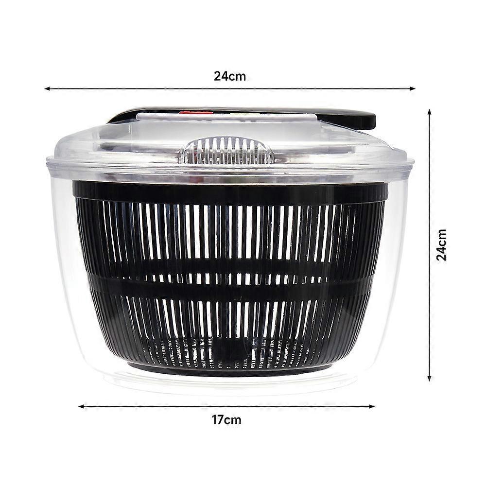 5L Salad Spinner with Innovative Large Capacity Bowl Kitchen Tool - Image 5