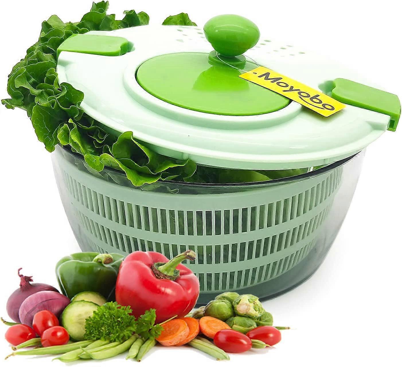 Salad Spinner 4.3Qt Quick Dryer for Lettuce, Fruits & Vegetables - Image 1
