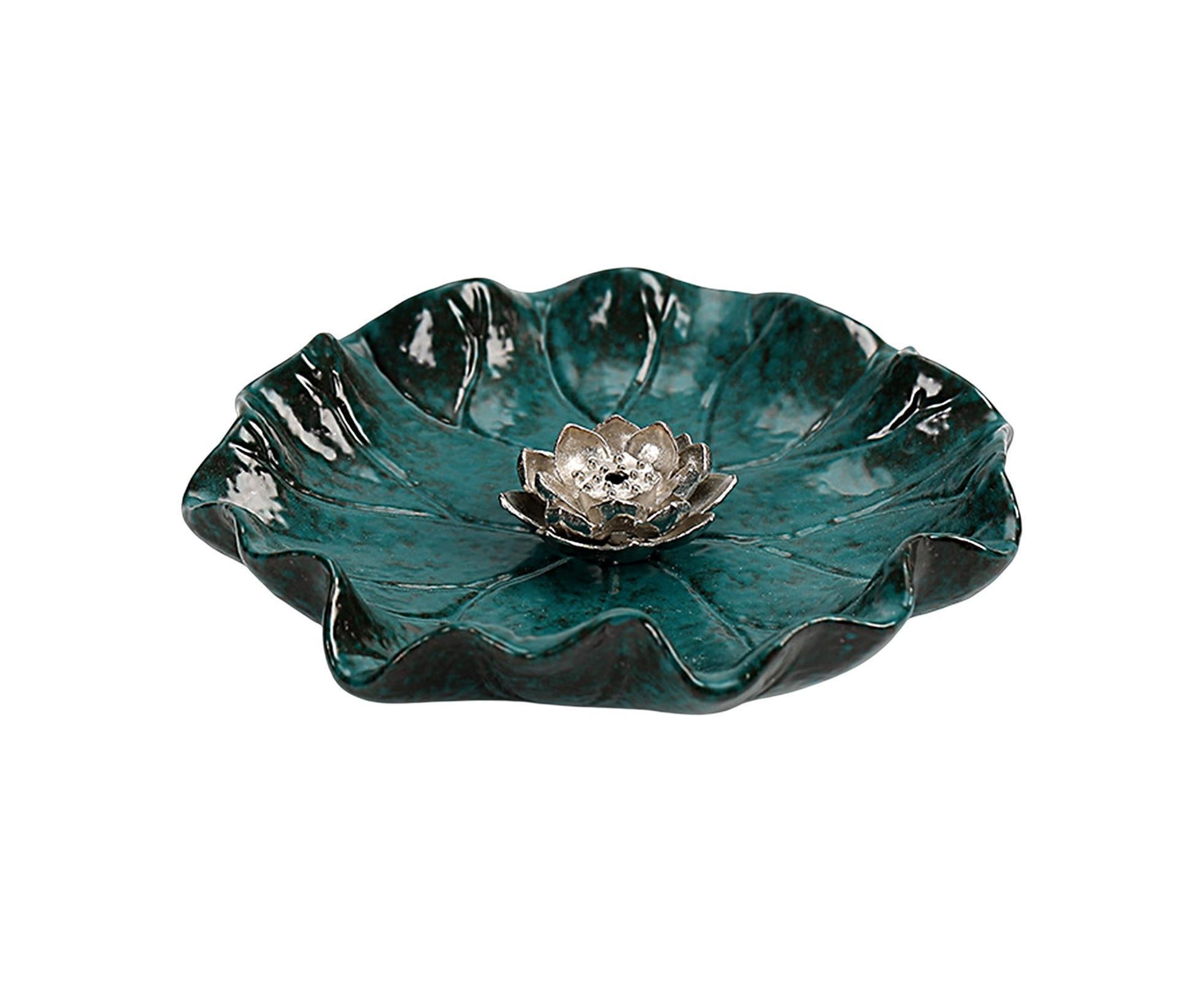 Lotus Leaf Mini Incense Holder for Teahouse-L - Image 1