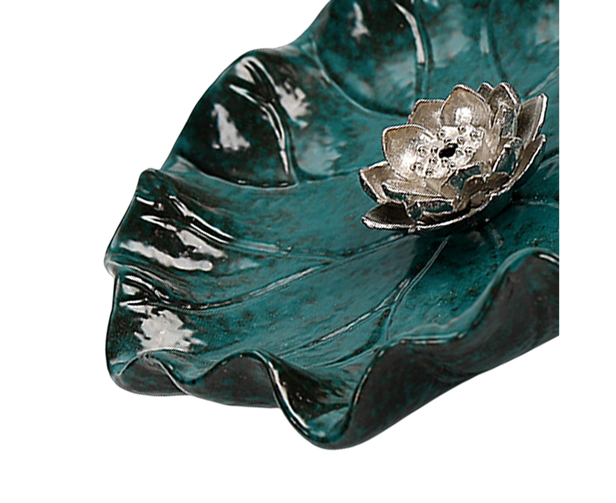 Lotus Leaf Mini Incense Holder for Teahouse-L - Image 5