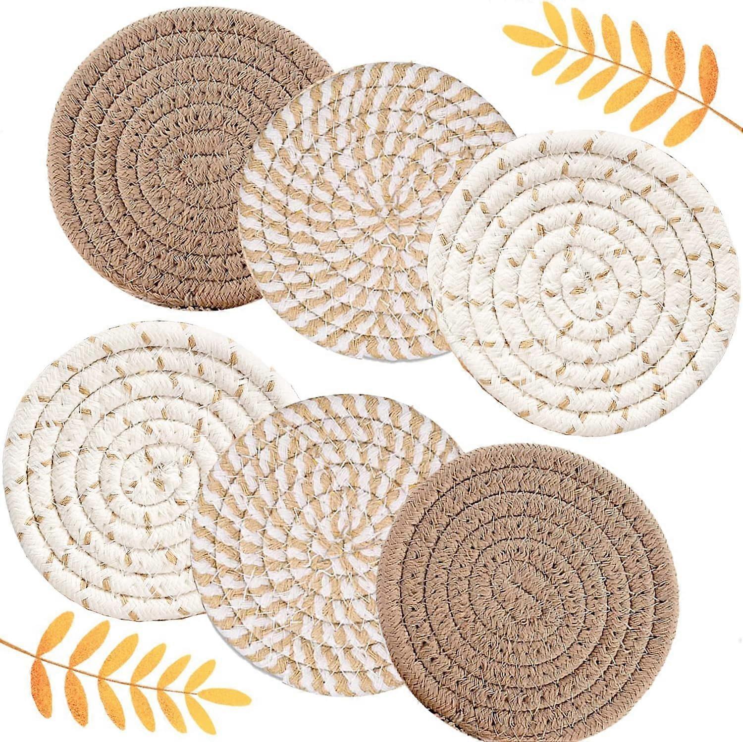 1pc Handmade Super Absorbent Drink Coaster - Image 2