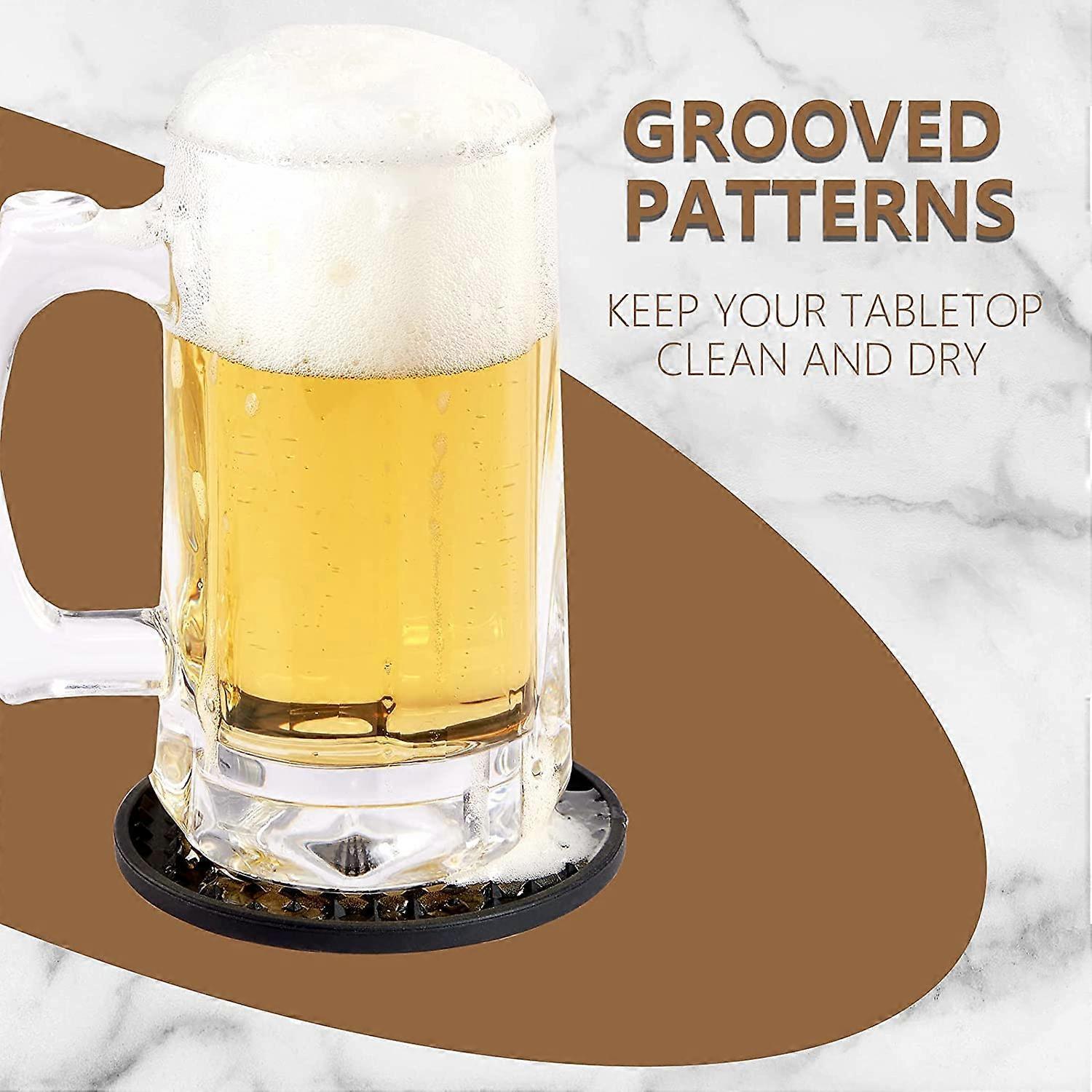 Silicone Drink Coasters with Holder Tabletop Protection - Image 4