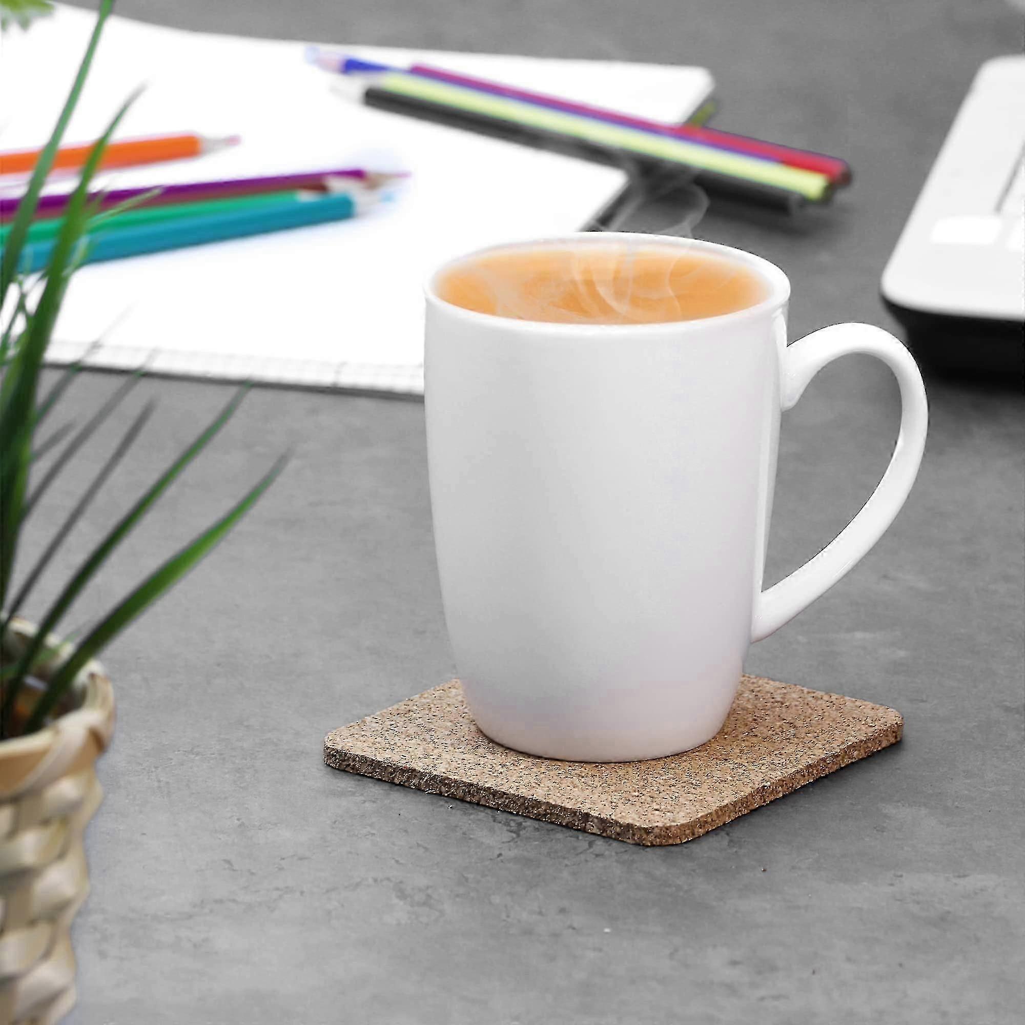 20pcs Round Cork Drink Coasters for Glasses - Image 3