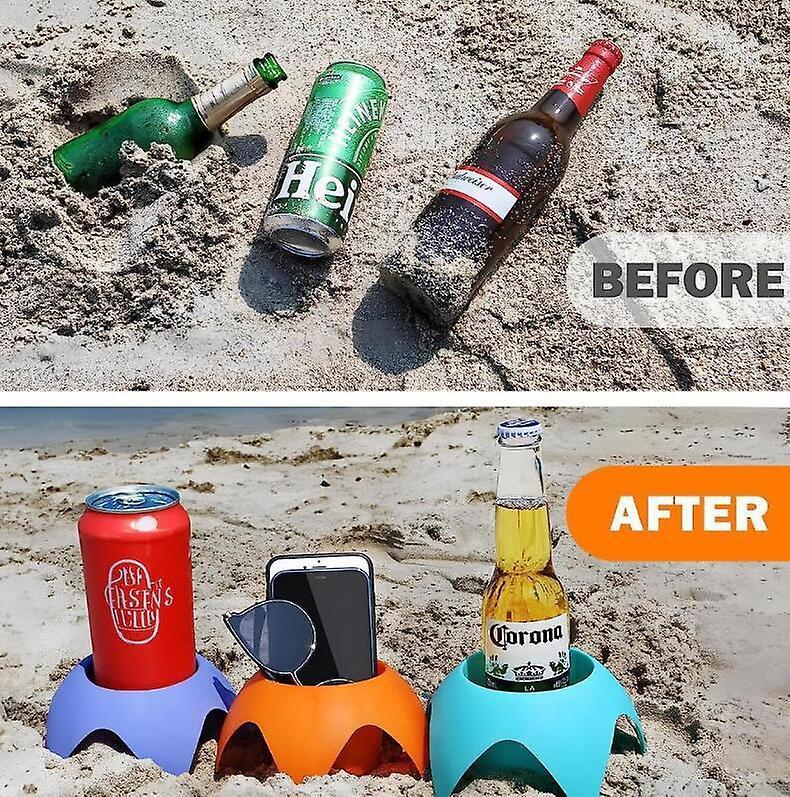 5pcs Beach Sand Drink Coasters Set - Image 3