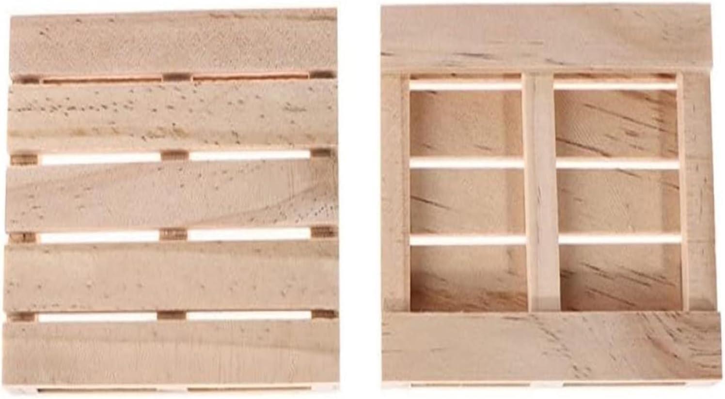 Mini Wooden Pallet Drink Coasters 12x8x1.8cm for Home or Restaurant - Image 2