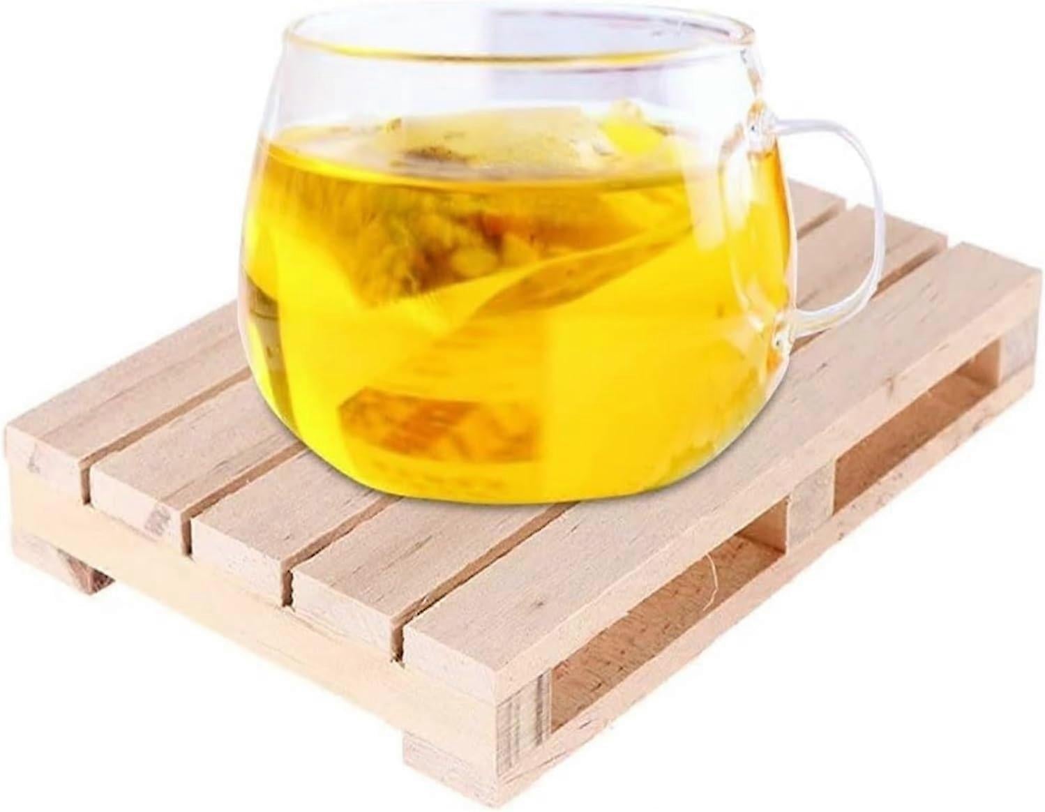 Mini Wooden Pallet Drink Coasters 12x8x1.8cm for Home or Restaurant - Image 4