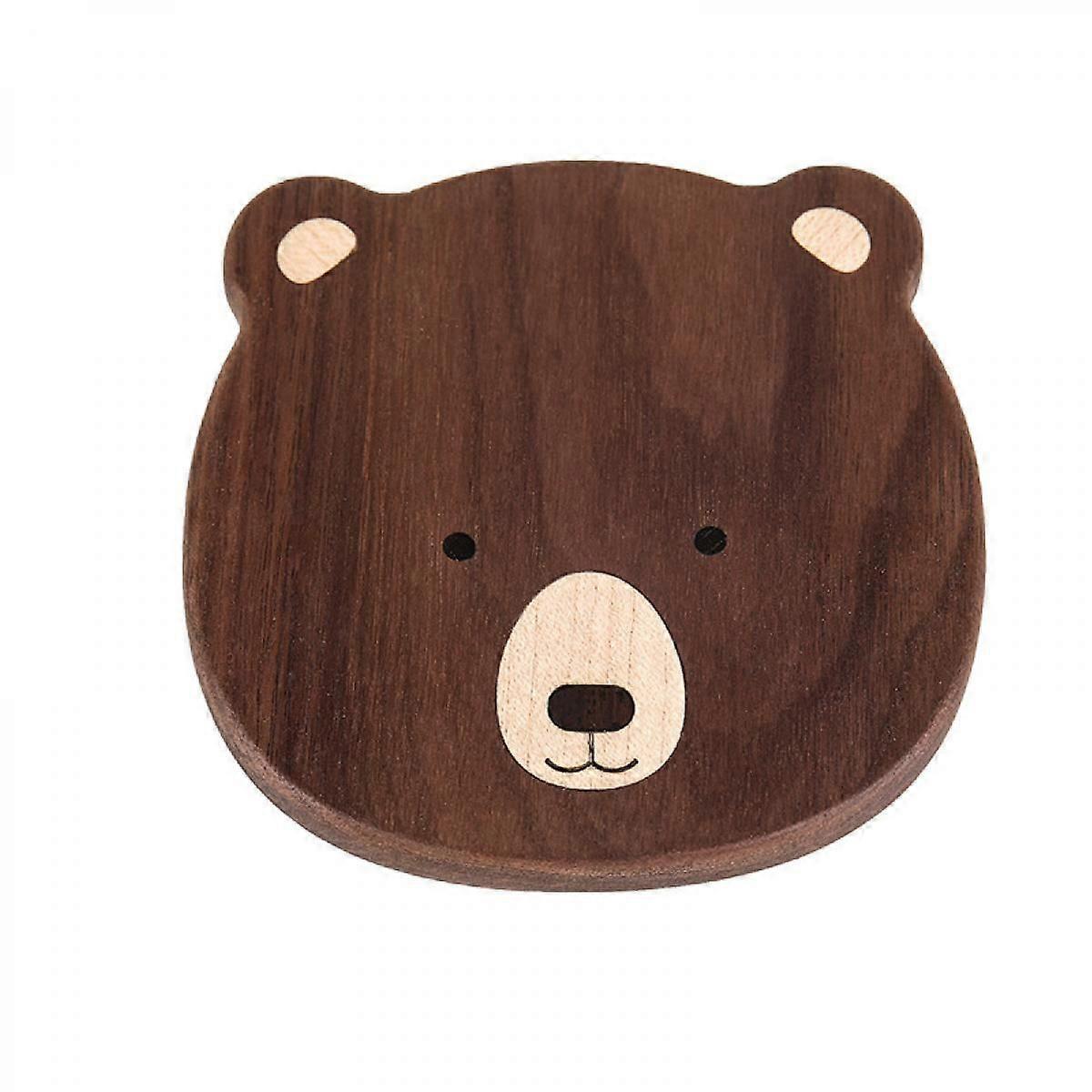 Wooden Drink Coasters for Glasses Tabletop Protection - Image 1