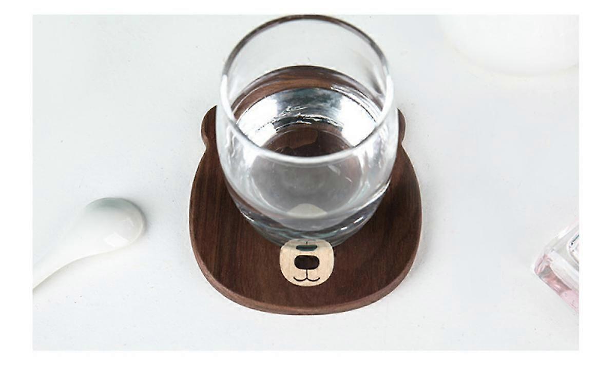 Wooden Drink Coasters for Glasses Tabletop Protection - Image 2