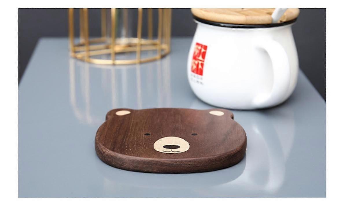 Wooden Drink Coasters for Glasses Tabletop Protection - Image 4