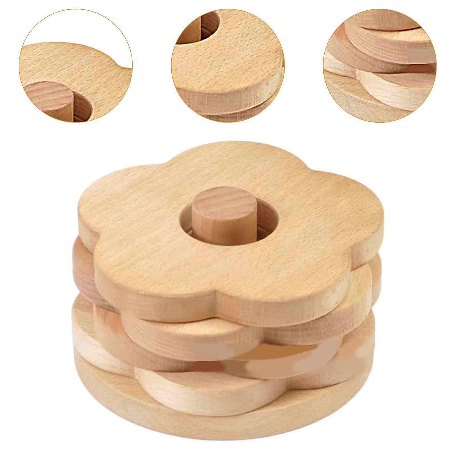 Wooden Drink Coasters Cup Mats Table Protection - Image 2