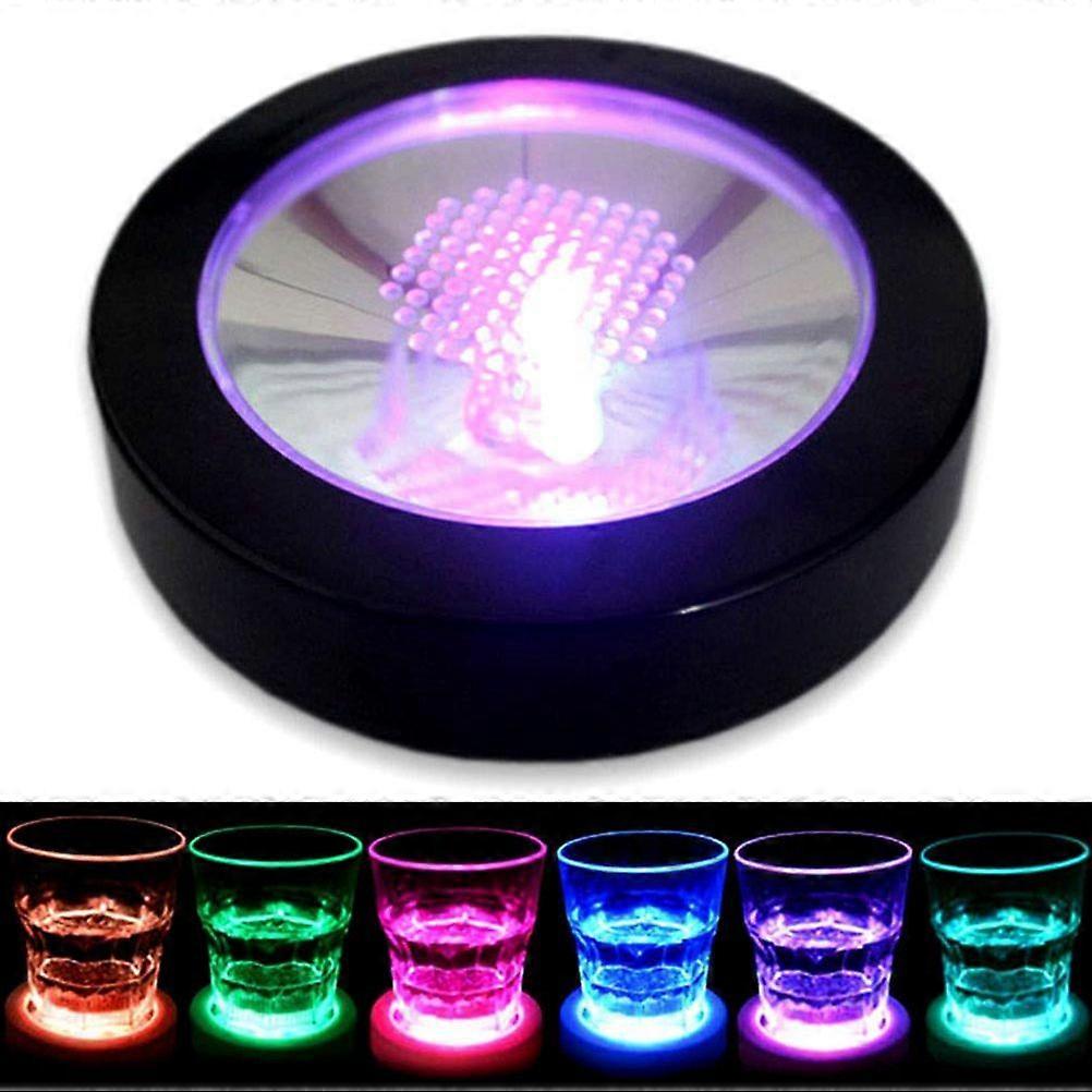 LED Drink Coasters with Light Gravity Sensor for Bar Party Club - Image 1