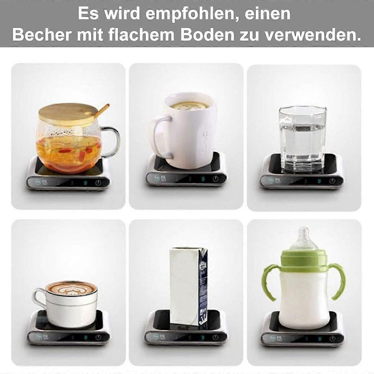 Ceramic Heated Drink Coaster Mug Cup Warmer Thermo Coaster Elegant - Image 3