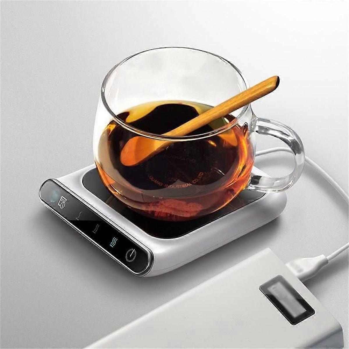 Ceramic Heated Drink Coaster Mug Cup Warmer Thermo Coaster Elegant - Image 5