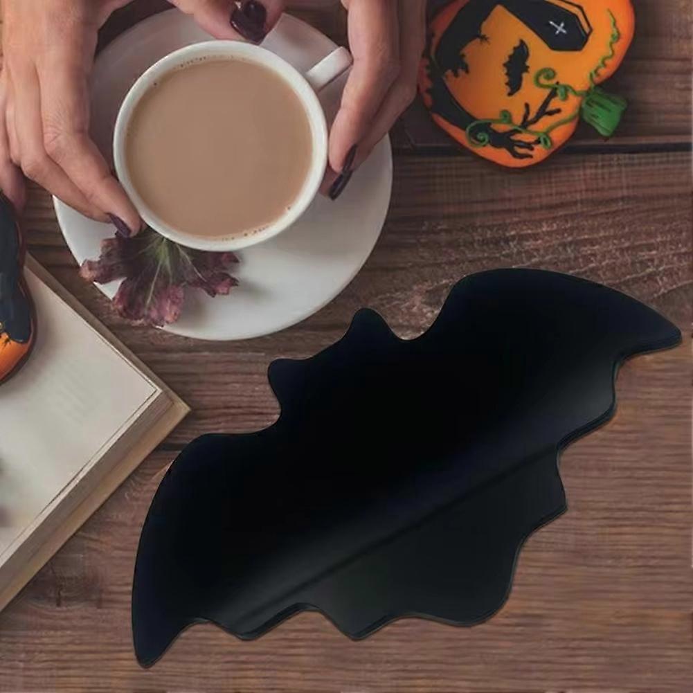 Halloween Bat Shaped Drink Coasters Non-Slip Tableware Mats - Image 4