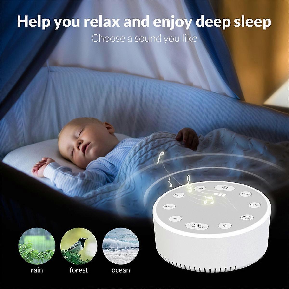 USB Rechargeable Babies White Noise Machine Sleep Sound Device - Image 2
