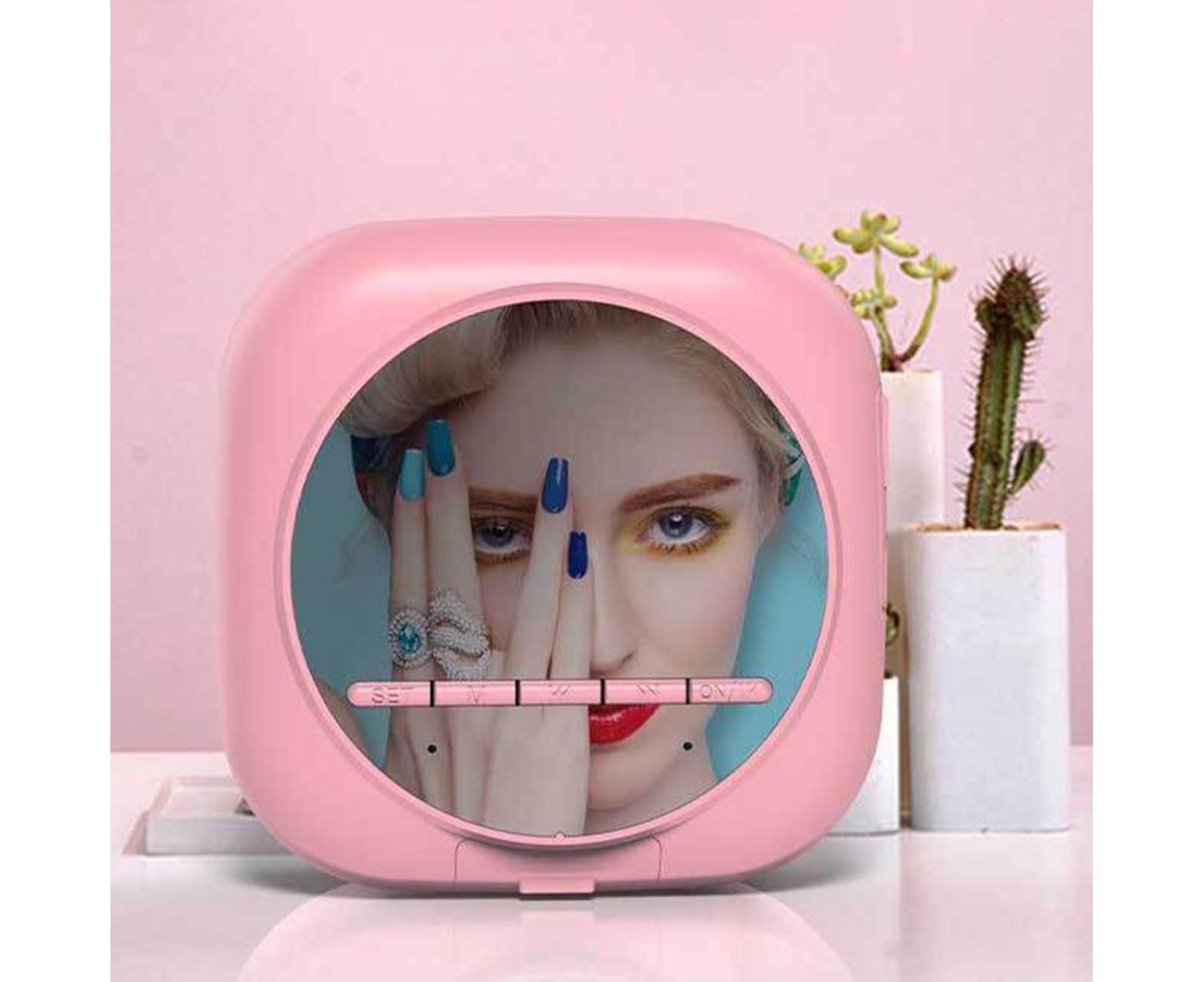 Q12 Bluetooth-compatible 5.0 Multifunctional Alarm Clock Subwoofer Speaker Support TF Card - White - Image 4