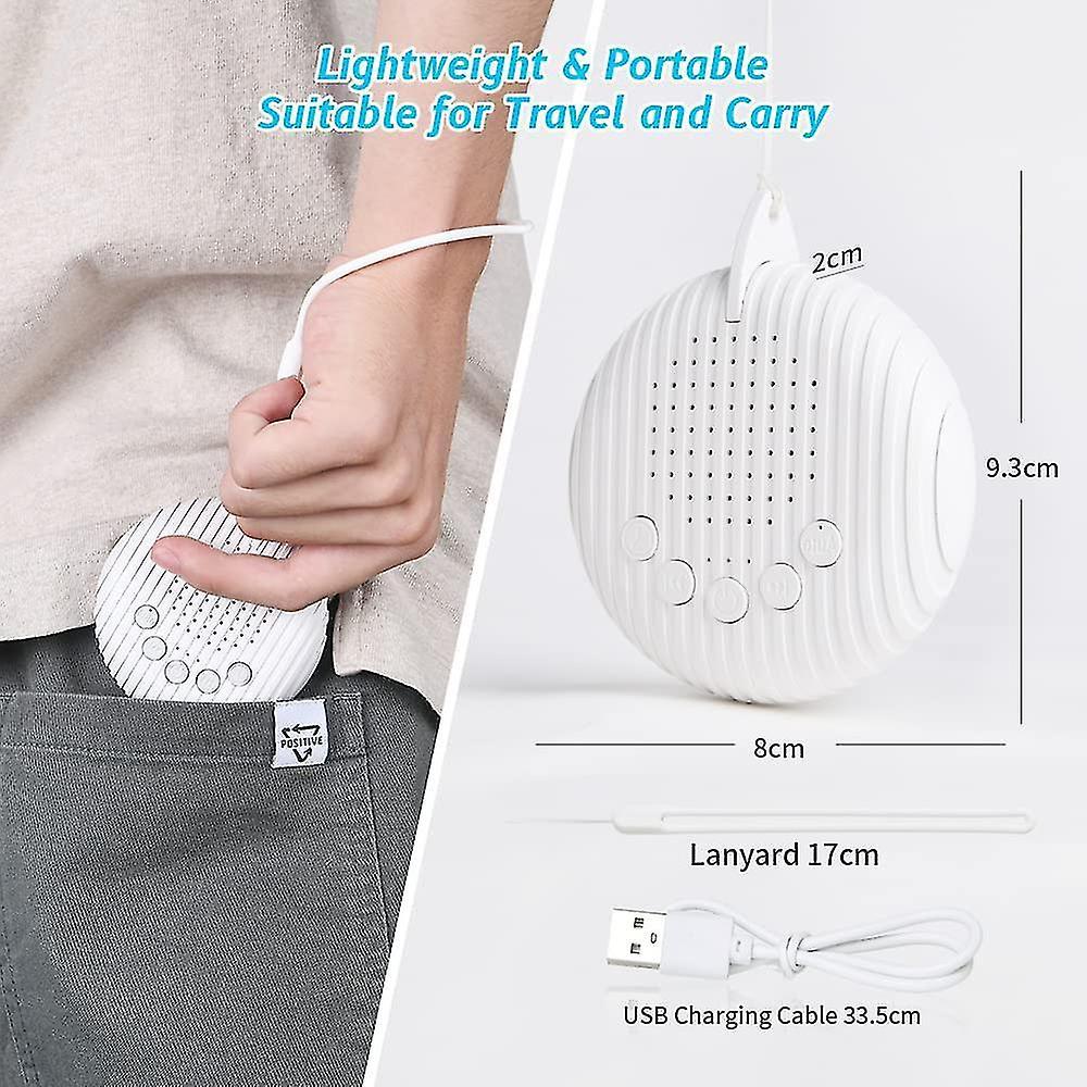 Portable White Noise Machine Babies Travel Sleep Soother with Soundtracks - Image 2