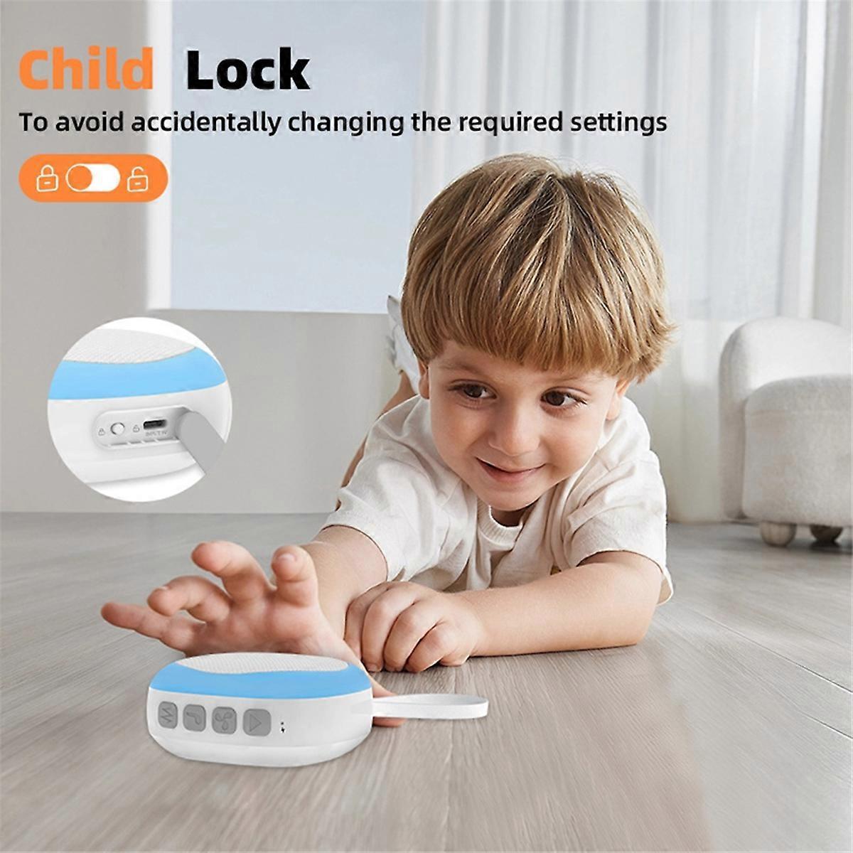 White Noise Machine with 14 Sounds and Night Light Black - Image 4