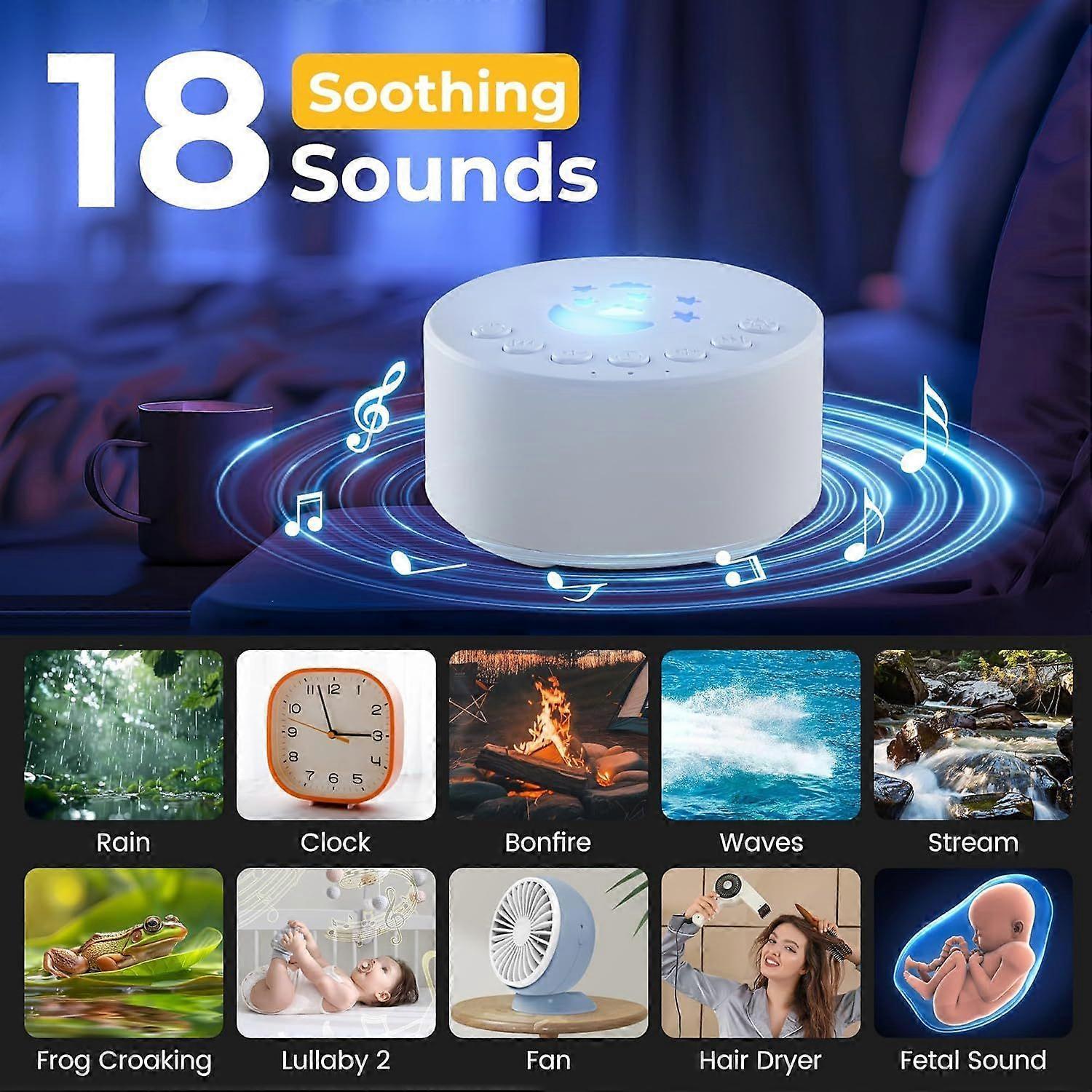 Portable White Noise Machine Babies Sleep Sound Machine - Image 2