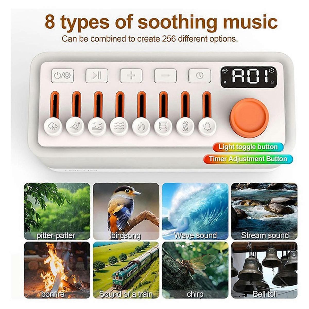 White Noise Sleep Sound Machine for Bedroom or Travel - Image 5