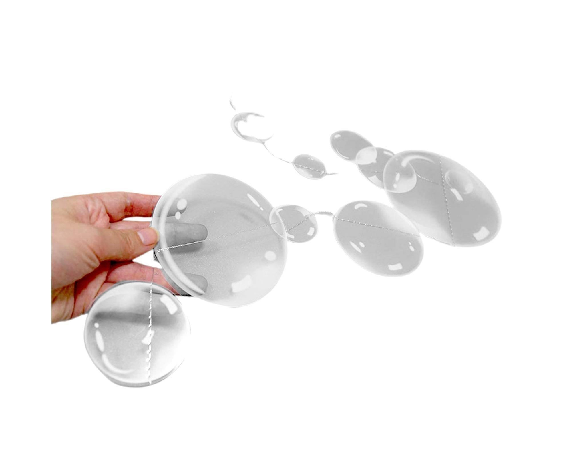 2Pcs Bubble Hanging Flags for Home-White - Image 2