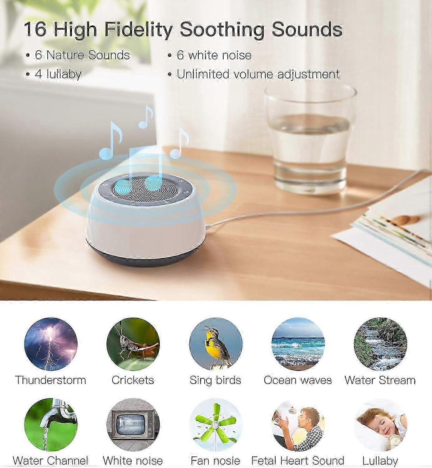 Sleep Companion White Noise Machine with Nature Sounds - Image 3