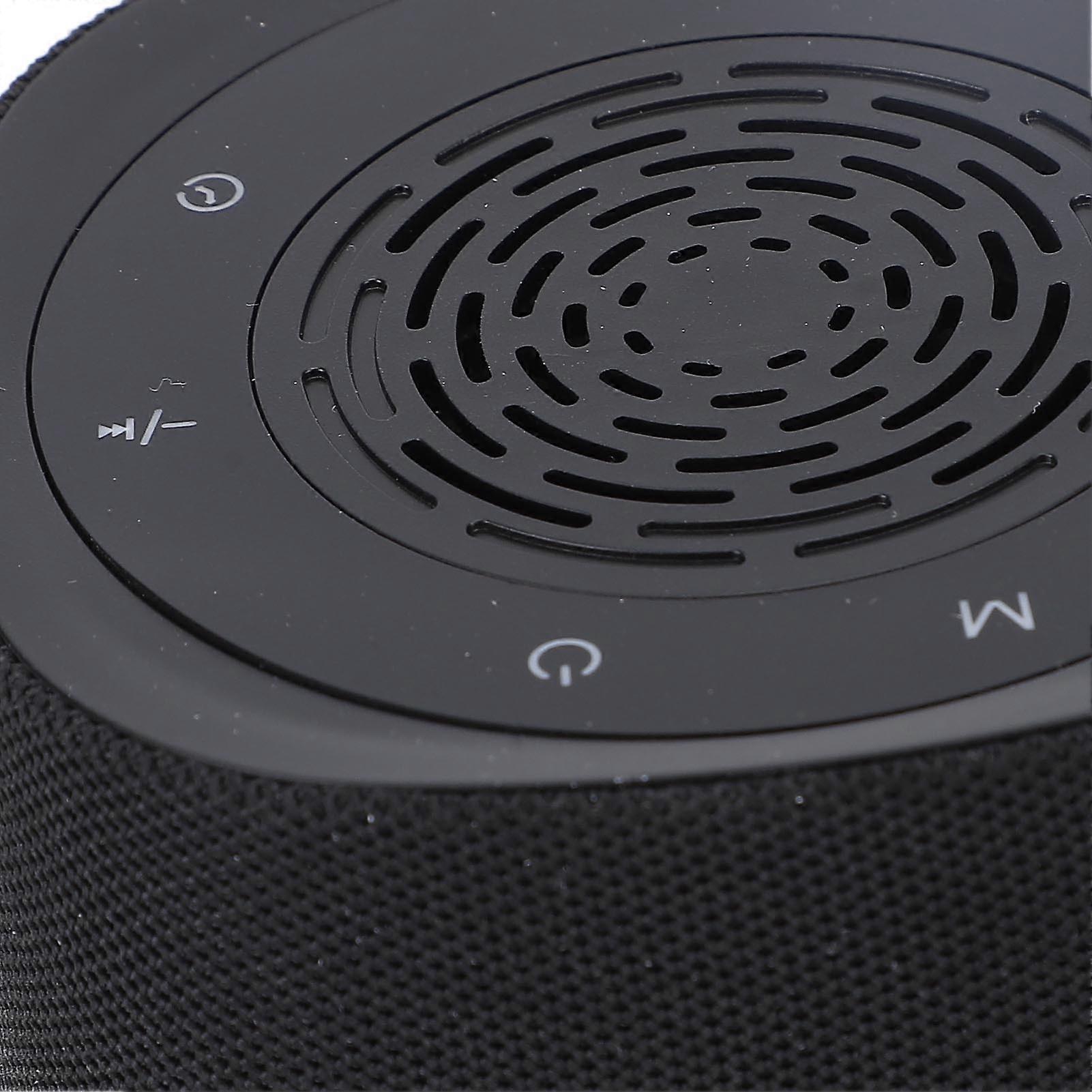 Bluetooth White Noise Machine 14 Sounds Rechargeable Breathing Light Black - Image 2