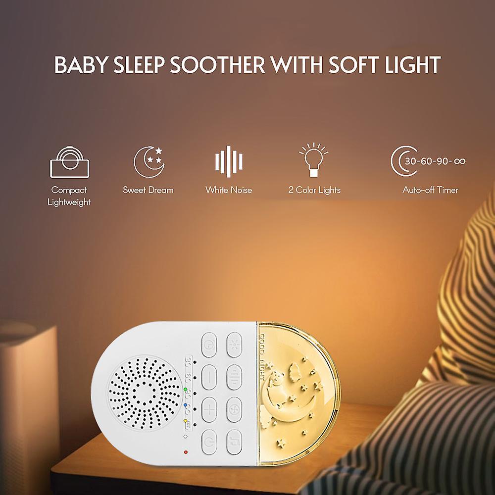 Babies White Noise Sound Machine Sleep Soother Device - Image 5