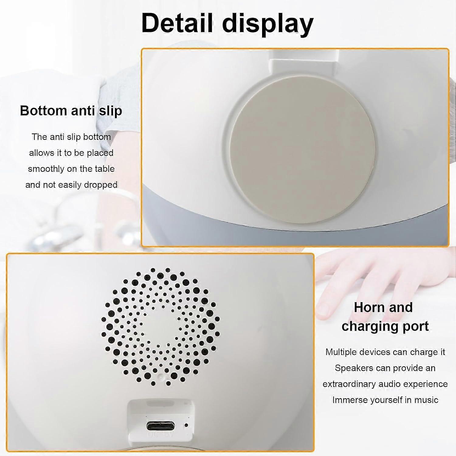 White Noise Machine Sleep Sound Device with Color Changing Lamp - Image 3