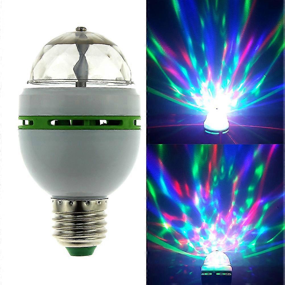 LED Rotating Disco Light Bulb Colorful Party Lamp - Image 1