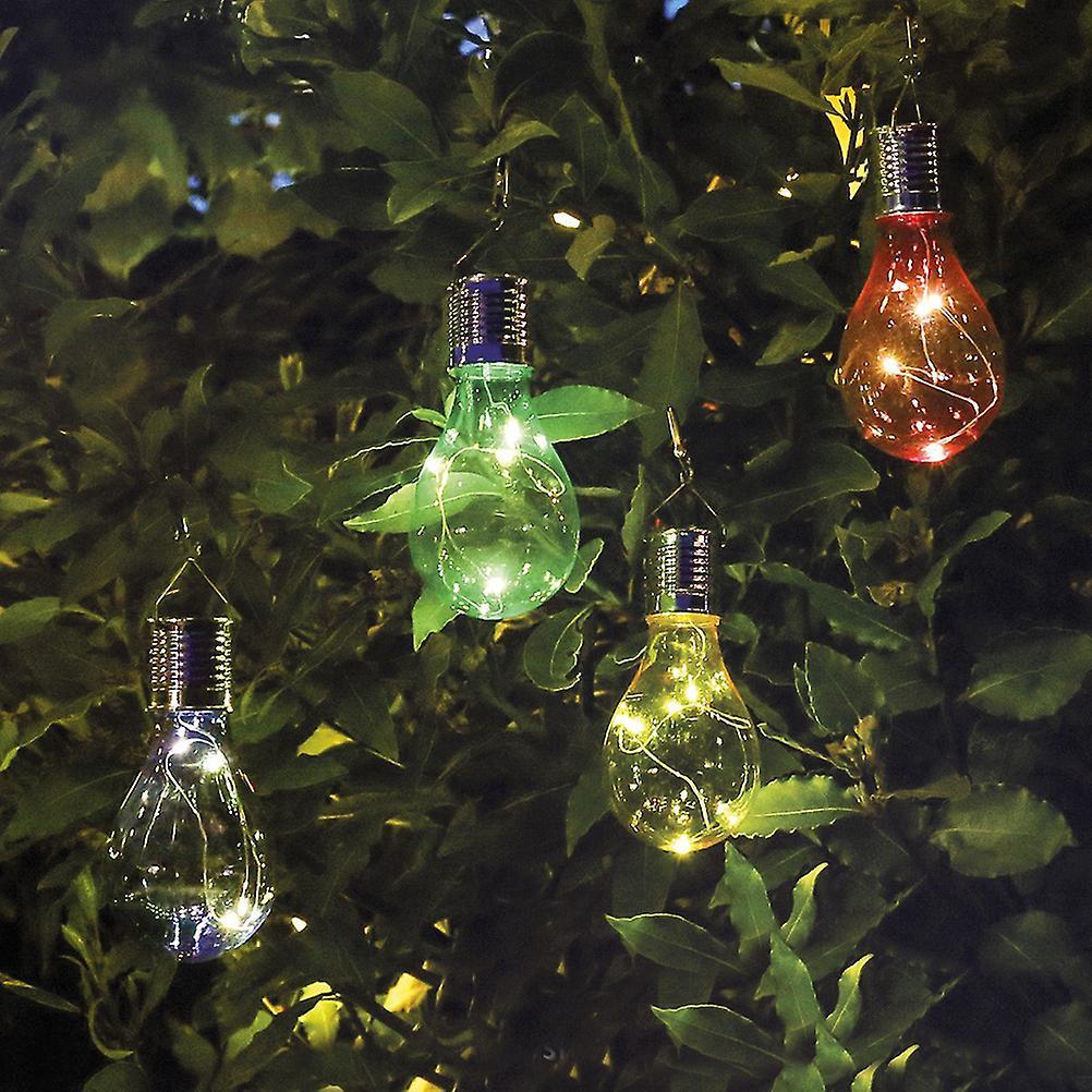 Outdoor Solar LED Hanging Light Bulbs Garden Lighting - Image 2