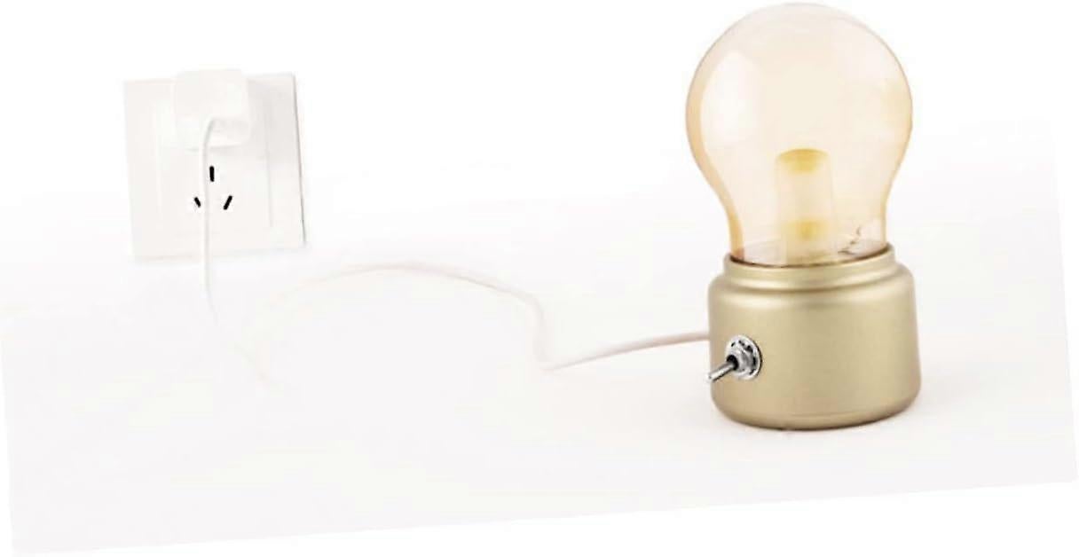 USB Rechargeable LED Light Bulb Retro Desk Night Lamp - Image 2