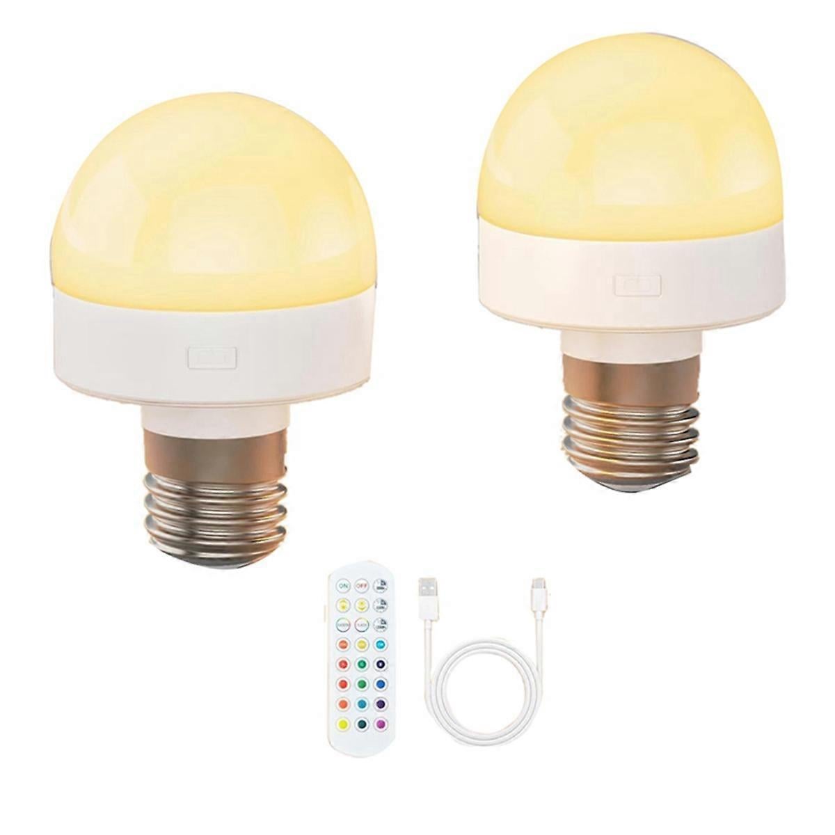 Rechargeable LED Bulbs with Remote E26 Battery Backup - Image 1