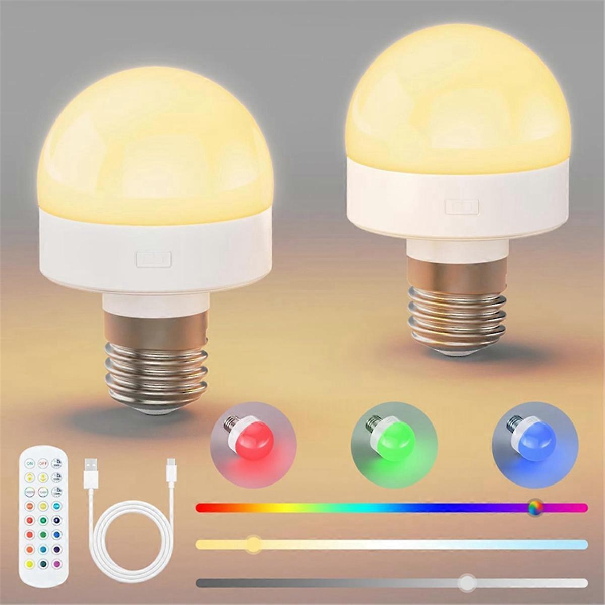 Rechargeable LED Bulbs with Remote E26 Battery Backup - Image 2